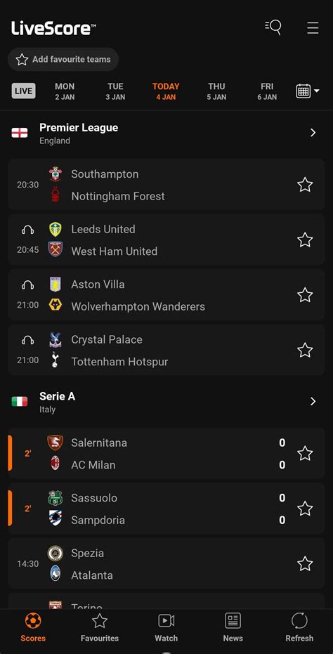 LiveScore .